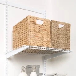 None Wire Shelf Bracket - White - 350mm -Hush and Home Store 12815433 1214833197314656