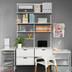 None Double Slot Bracket - White -360mm 8 None Double Slot Bracket - White -360mm -Hush and Home Store 12815739 7404833191886090