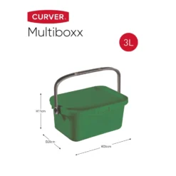 Curver Multiboxx Plastic Multi-purpose Storage Box - Green - 3L -Hush and Home Store 12820962 1044833171226734