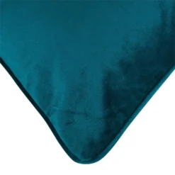 None Large Plain Velvet Cushion - Teal - 58x58cm -Hush and Home Store 12827087 3664832958392208
