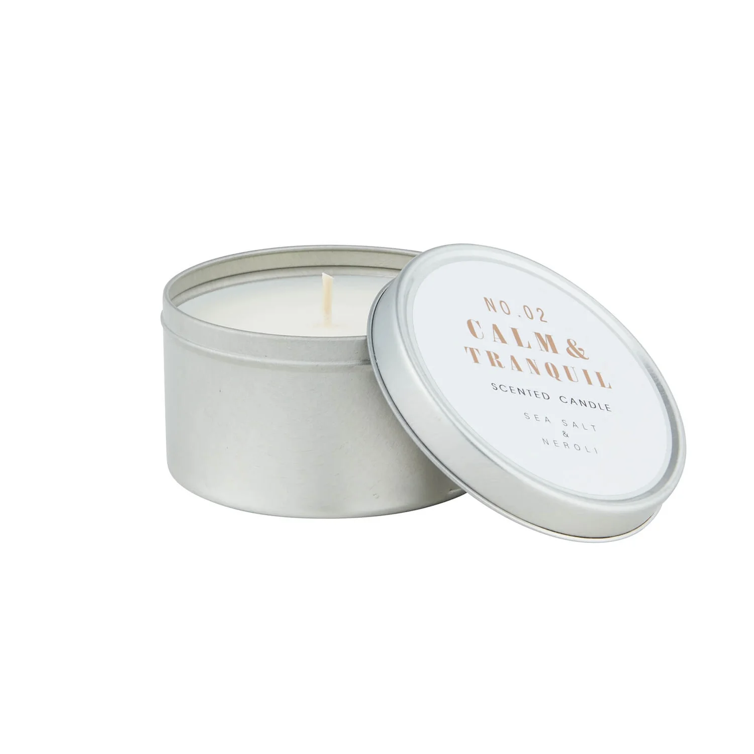 Sea Salt & Neroli Tin Candle 1 Sea Salt & Neroli Tin Candle