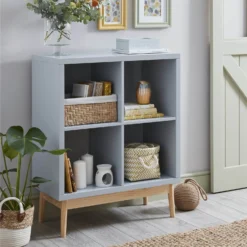 White & Natural Water Hyacinth Baskets - Set Of 3 -Hush and Home Store 12829228 5424832982327324