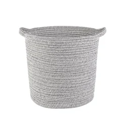 Two-Tone Cotton Rope Basket