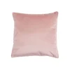 None Large Plain Velvet Cushion - Blush - 58x58cm
