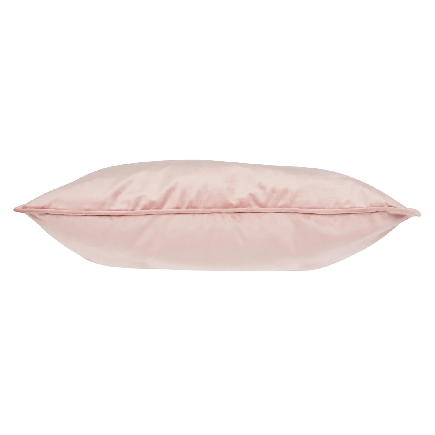 None Large Plain Velvet Cushion - Blush - 58x58cm 3 None Large Plain Velvet Cushion - Blush - 58x58cm - Image 3