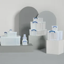 Really Useful Storage Box - Clear - 9L -Hush and Home Store 12834908 1424942264022514