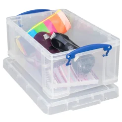 Really Useful Storage Box - Clear - 9L -Hush and Home Store 12834908 1924833172876752