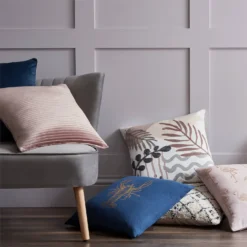 None Folded Velvet Cushion - Blush -Hush and Home Store 12836761 1824832977001262