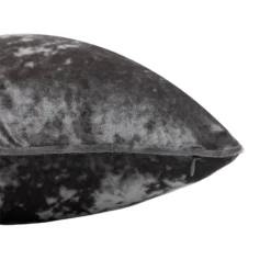 None Crushed Velvet Cushion - Grey - 45x45cm -Hush and Home Store 12836769 1614832979721458