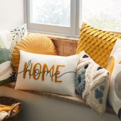 None Velvet Pintuck Cushion - Honey -Hush and Home Store 12839747 8884832957943882