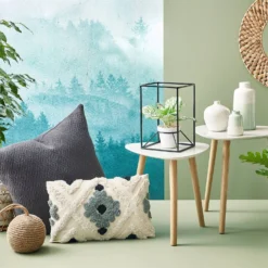 None Tufted Geometric Cushion - Olive - 30x50cm -Hush and Home Store 12839775 8294832958481593