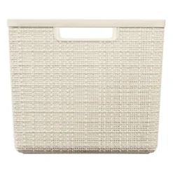 Curver Jute Large Basket - 20L - Off White -Hush and Home Store 12840437 4744833167190855