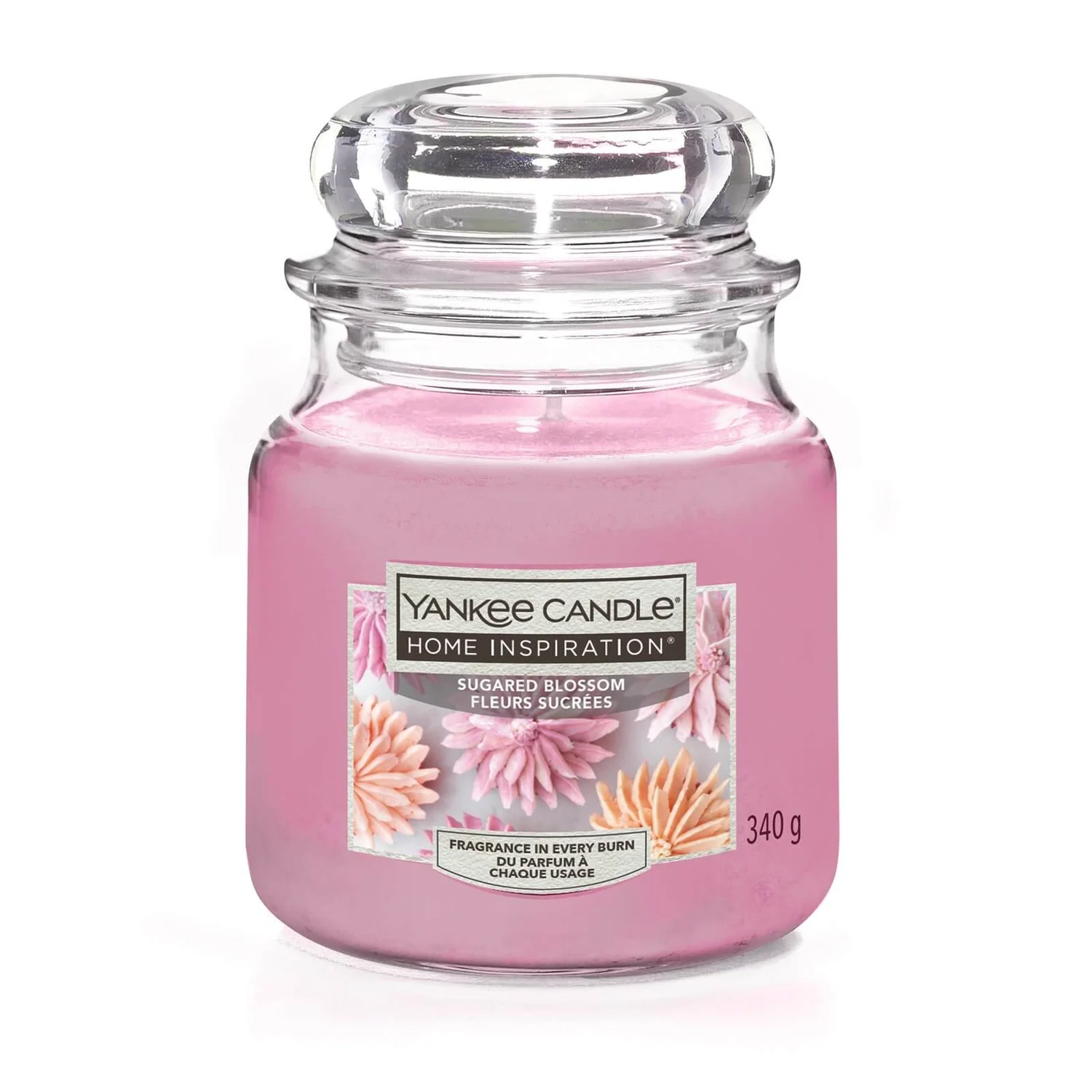 Yankee Candle Home Inspiration Scented Candle - Medium Jar - Sugared Blossom 1 Yankee Candle Home Inspiration Scented Candle - Medium Jar - Sugared Blossom