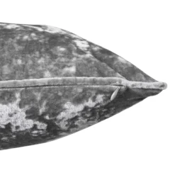 None Large Crushed Velvet Cushion - Grey - 58x58cm -Hush and Home Store 12842175 1934832975533584