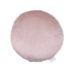 None Round Velvet Cushion - Blush - 45cm -Hush and Home Store 12842187 1734832975974623