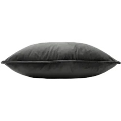 Bee Embroidered Velvet Cushion - Charcoal -Hush and Home Store 12878465 8594895116775799