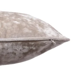 Large Crushed Velvet Cushion - Champagne - 58x58cm -Hush and Home Store 12882319 8614843610974314