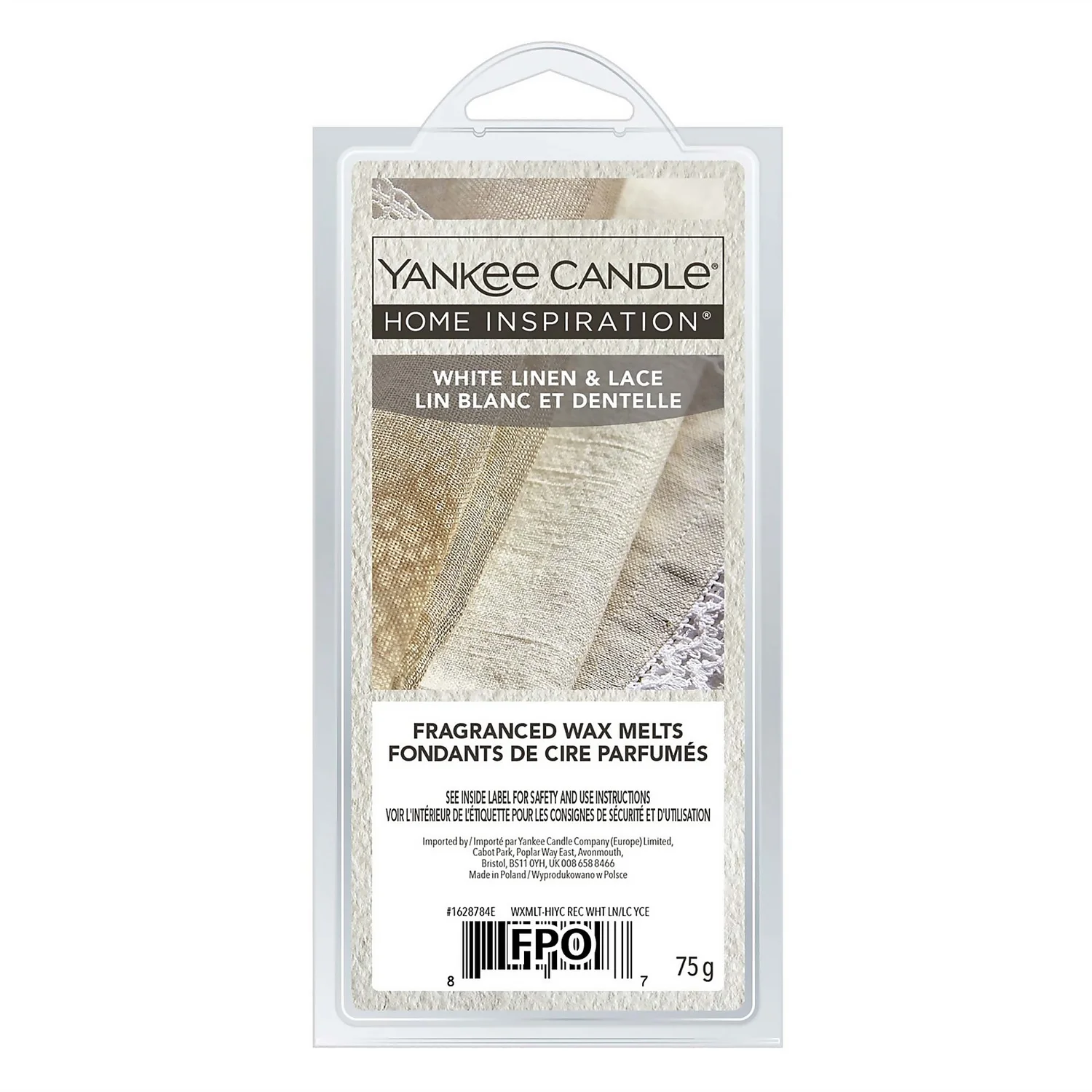 Yankee Candle Home Inspiration Wax Melt - White Linen & Lace 1 Yankee Candle Home Inspiration Wax Melt - White Linen & Lace