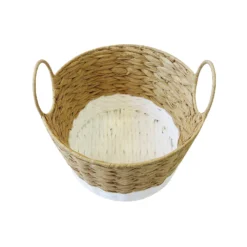 Round Natural White Paper Basket -Hush and Home Store 12886612 1664857031767954