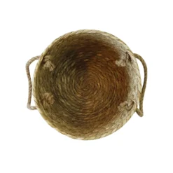 Natural Rush Basket With Rope Handles -Hush and Home Store 12886616 2854857031760925