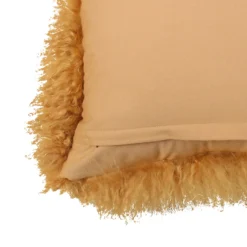 House Beautiful Real Mongolian Wool Cushion - Mustard - 38x38cm 7 House Beautiful Real Mongolian Wool Cushion - Mustard - 38x38cm -Hush and Home Store 12887215 1574843806941340