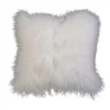 House Beautiful Real Mongolian Wool Cushion - Cream- 38x38cm