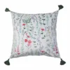 Disty Printed Floral Cushion - Sage