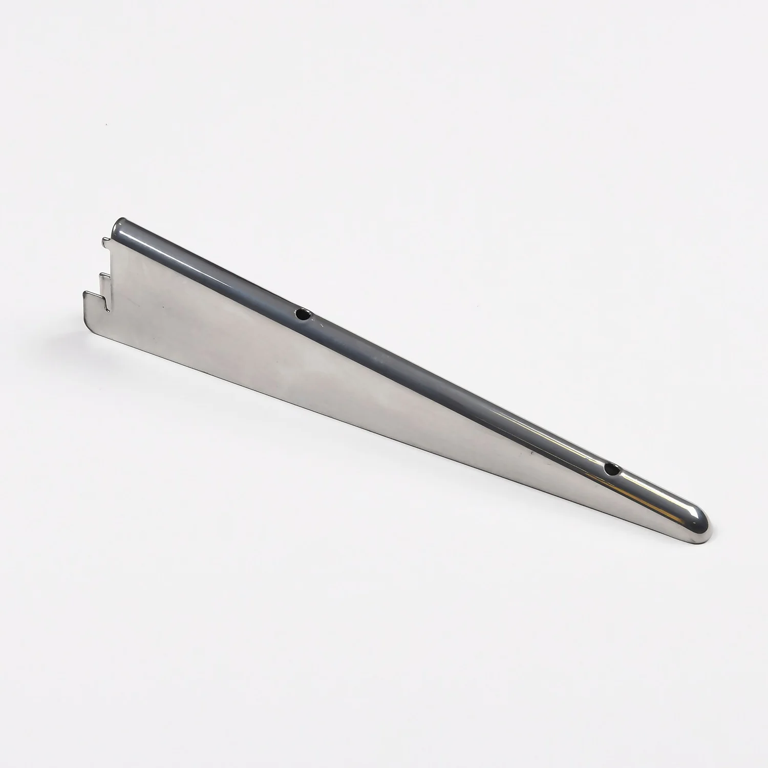 Twin Slot Shelving Kit - 1219mm Krome Twinslot And 368mm Brackets - Chrome Effect 2 Twin Slot Shelving Kit - 1219mm Krome Twinslot And 368mm Brackets - Chrome Effect - Image 2