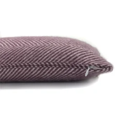 Country Living Wool Herringbone Cushion - 30x50cm - Grape -Hush and Home Store 12889096 2064858299725055