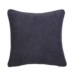 None Corduroy Cushion - 43x43cm - Charcoal