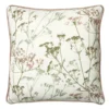 Gypsophila Print Cushion - 43x43cm - Olive