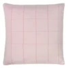 Window Check Cushion - 43x43cm - Rose