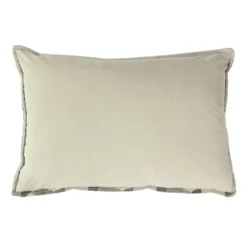 Jacquard Geometric Velvet Cushion - 30x50cm - Latte -Hush and Home Store 12969635 1934909089429030