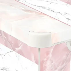 Curver Stockholm Mixed Marble Deco Storage Box - Pink & White 22L -Hush and Home Store 13148481 3484896660241833