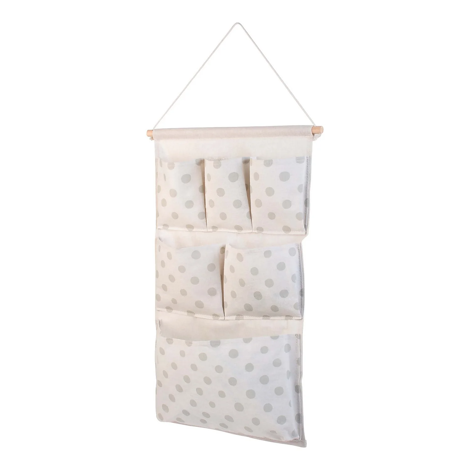 None Flexi Storage Kids 6 Pocket Hanging Organiser - White & Grey Polka Dot 1 None Flexi Storage Kids 6 Pocket Hanging Organiser - White & Grey Polka Dot