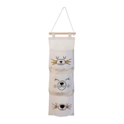 Kids 3 Pocket Hanging Organiser - Polar Bear -Hush and Home Store 13277677 1034929069112746