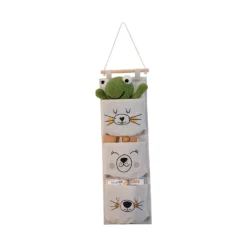 Kids 3 Pocket Hanging Organiser - Polar Bear -Hush and Home Store 13277677 1484929069085707