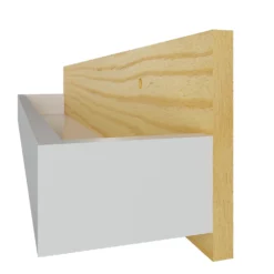 Kids Tray Storage Shelf - White & Natural -Hush and Home Store 13277678 1604929069904386