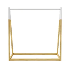 Kids A-Frame Clothes Rail - Natural & White -Hush and Home Store 13277679 1004929069136773