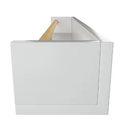 Kids Storage Rail Bookshelf - White & Natural -Hush and Home Store 13277681 6084928016567546