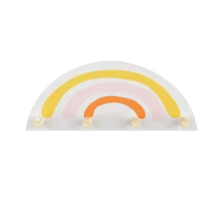 Kids Rainbow Shelf With Hooks -Hush and Home Store 13277683 1594929069347517