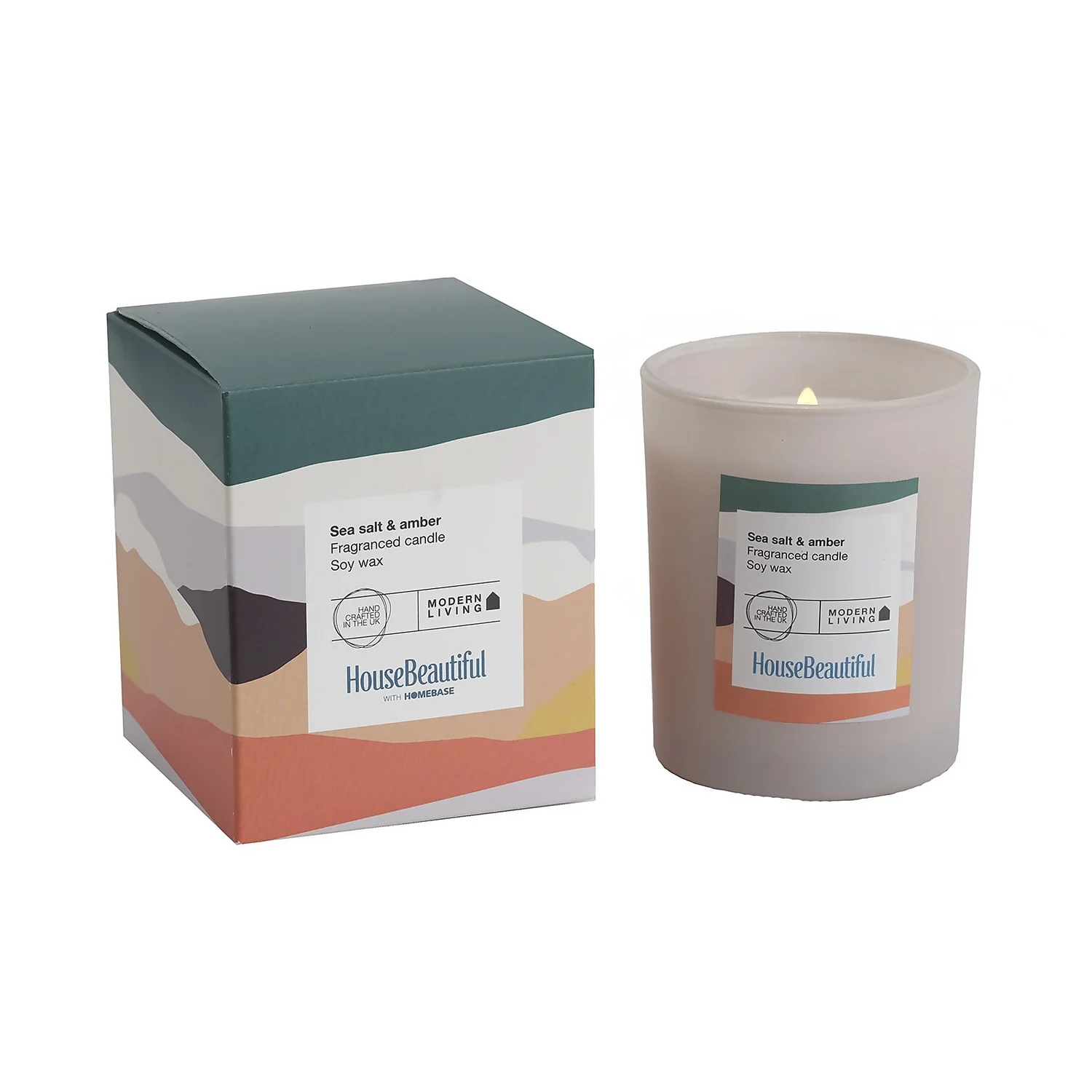 House Beautiful Sea Salt & Amber Votive Candle 3 House Beautiful Sea Salt & Amber Votive Candle - Image 3