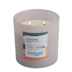 House Beautiful Sea Salt & Amber Multi Wick Candle 5 House Beautiful Sea Salt & Amber Multi Wick Candle -Hush and Home Store 13469003 1514912014271365