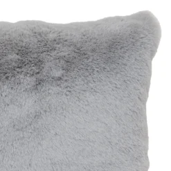 Faux Fur Rabbit Cushion - 45x45cm - Vapour -Hush and Home Store 13552792 8554964335813104