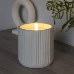 LED Concrete Candle - Grey -Hush and Home Store 13794265 6025009419552608