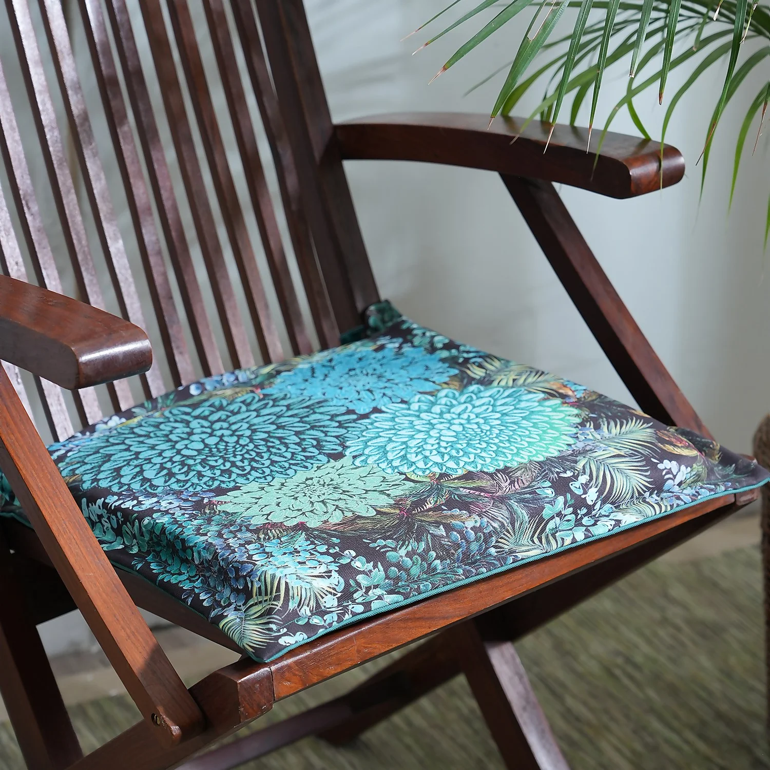 Foliage Green Seat Cushion - Set Of 2 2 Foliage Green Seat Cushion - Set Of 2 - Image 2